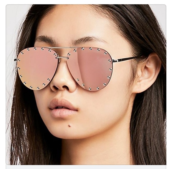 Free People Accessories - Free People star struck studded aviator sunglasses